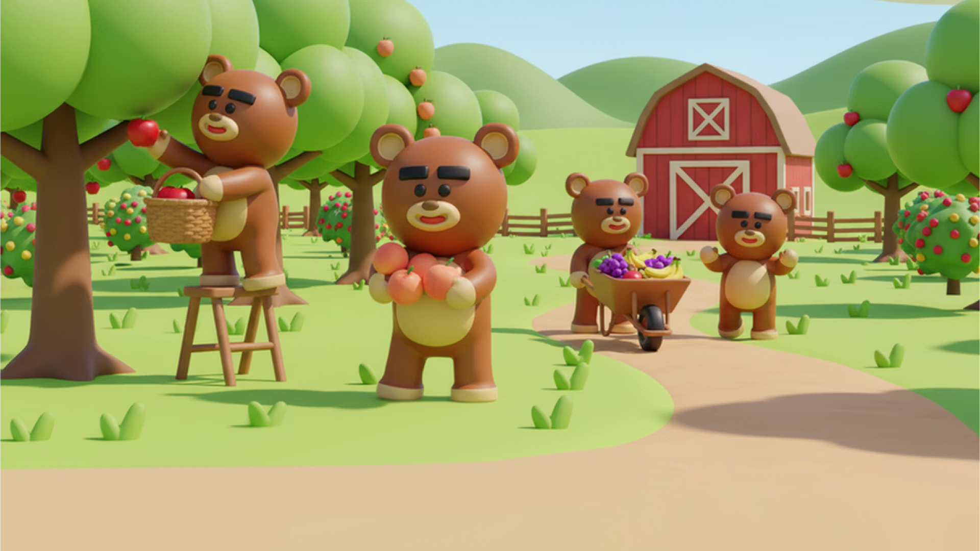 On the fruit farm