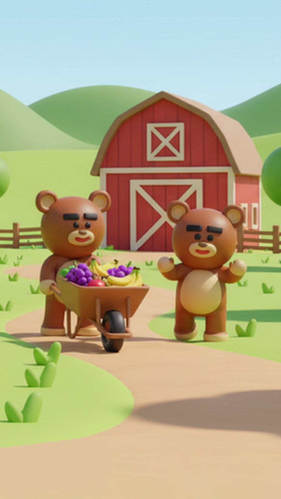 On the fruit farm